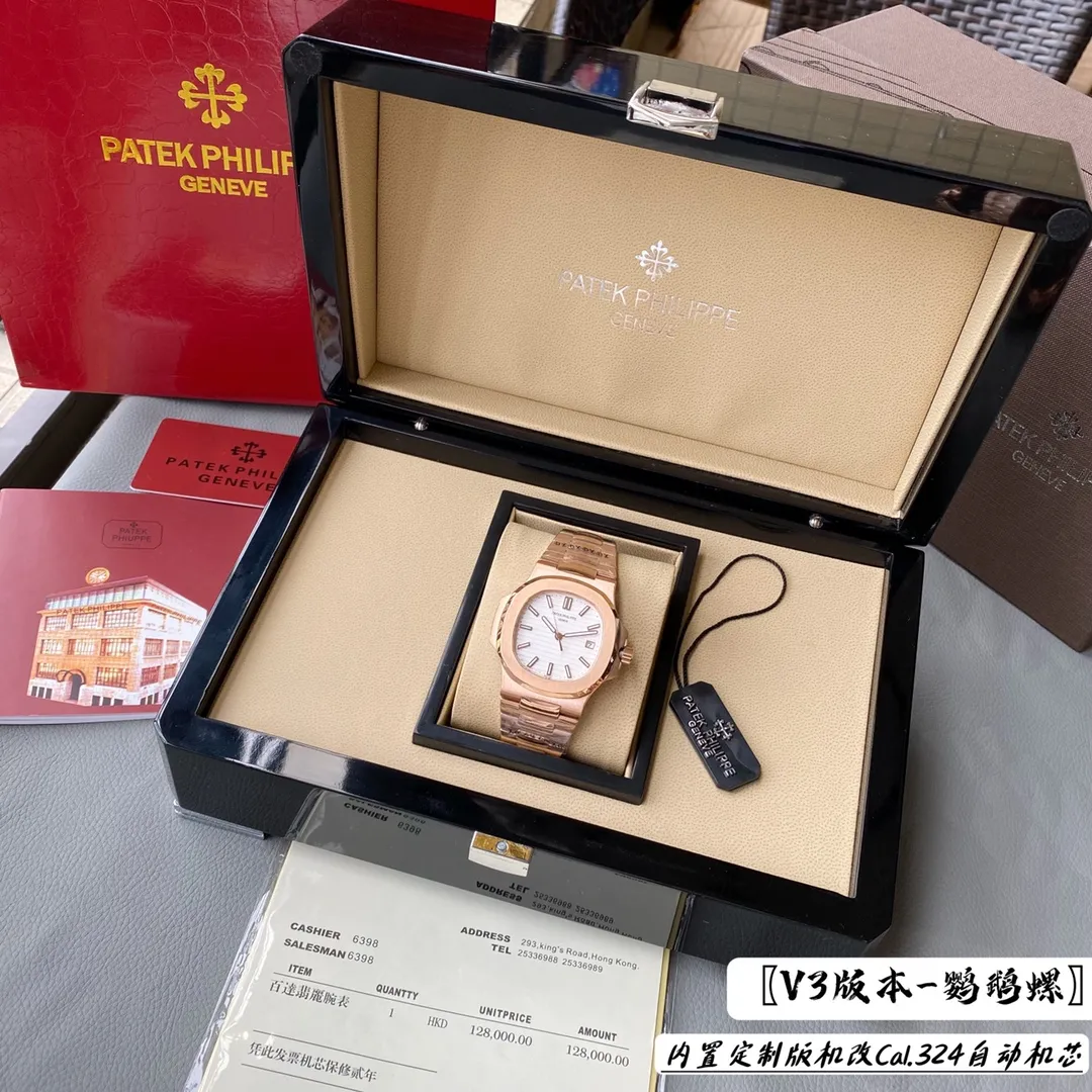 【High-end replica】💰1300! 【Top Replica】💰Private chat! Patek Philippe-Nautilus Ref.5711 has arrived, the best detoxification solution on the Internet! Details: 1⃣️With customized version of Cal.324 automatic movement. 2⃣️316L customized ergonomic watch strap! The case has a clear steel stamp 3⃣️The beads in the steel band are diamond-shaped, which is consistent with the genuine product. 4⃣️Diameter 40 mm. Wearing 5711/1A not only shows youthful vitality, but also exudes a strong sense of calmness from the inside out. It is a well-deserved "King of Steel Watches"! Welcome for your tasting!